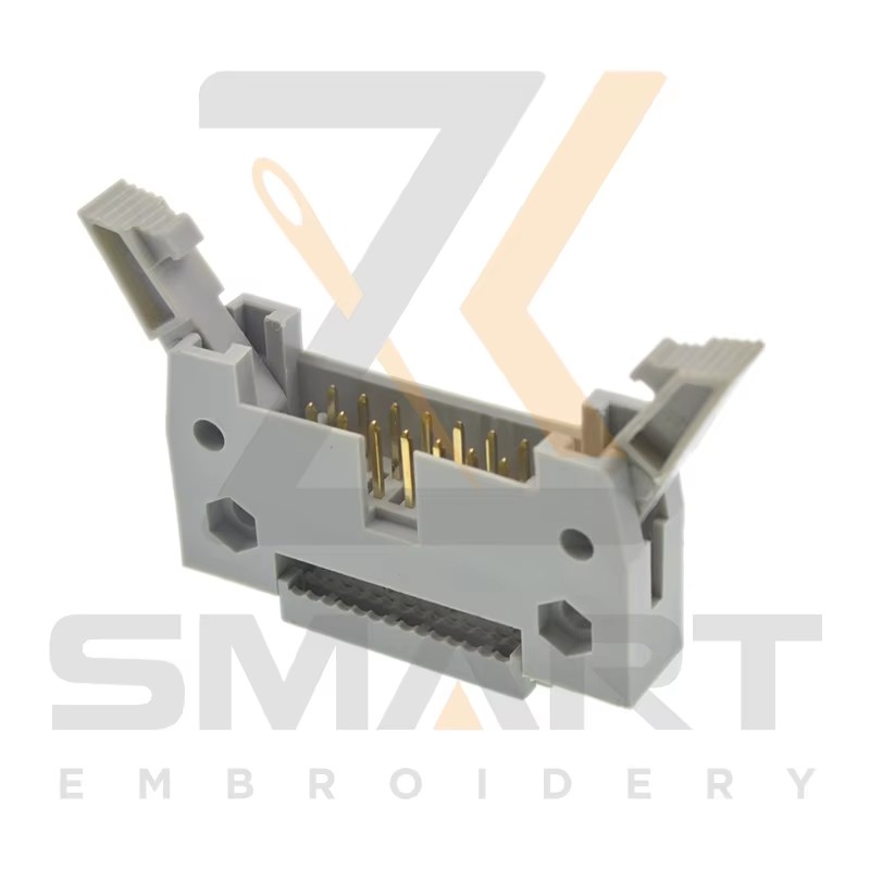 20 ٹکڑے کیبل پریسنگ قسم ہرن ساکٹ 14 پینز امبوڈرنگ مشین حصوں E12-DC2-14P