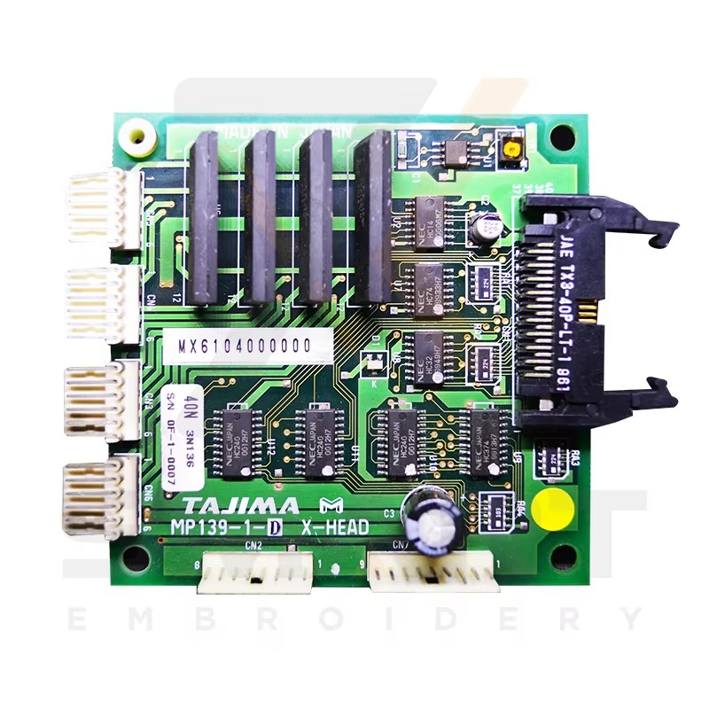 Tajima ایمرجنسی مشین کے حصوں کا استعمال MP139-1-D Tajima: سر امپ کارڈ MX6104000000 0J2702000000