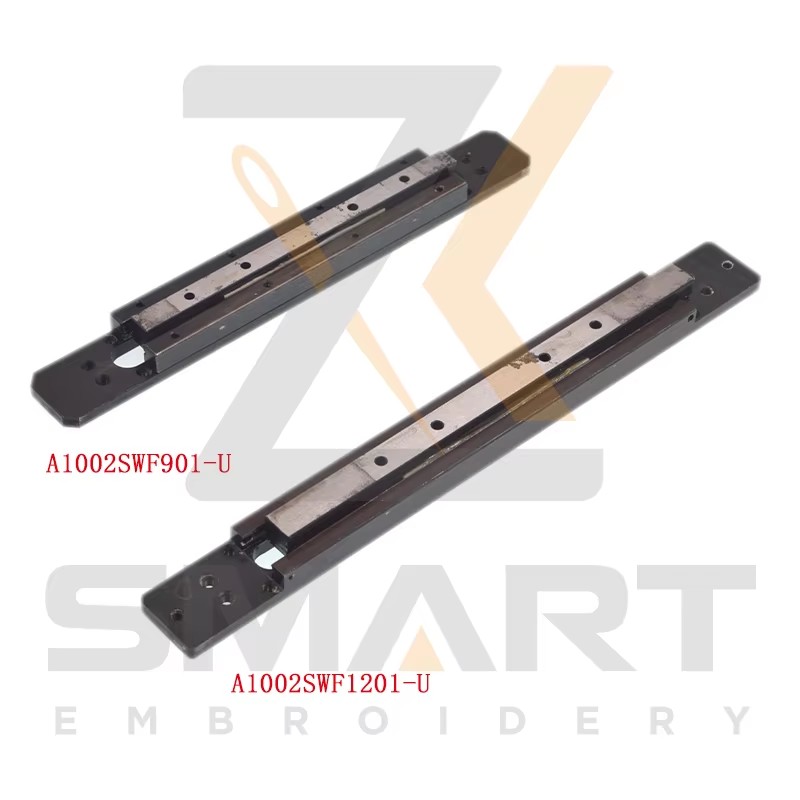 استعمال شدہ SWF LM گائیڈ بلاک سیٹ 9 رنگوں اور 12 رنگوں کے امبوری مشین کے حصوں A1002SWF901-U A1002SWF1201-U