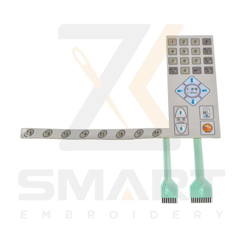 SWF Embroidery Machine Parts Keypad کنٹرول پینل Membrane Keyboard For D G