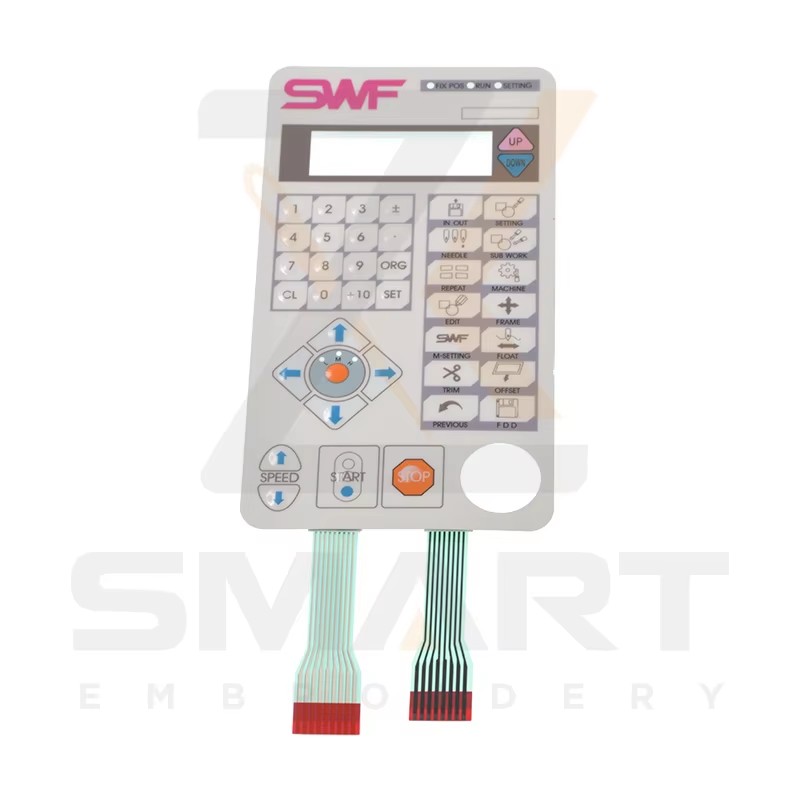 Membrane Switch Keypad GP-011823 10001ACPT1 SWF Embroidery مشین کے حصوں