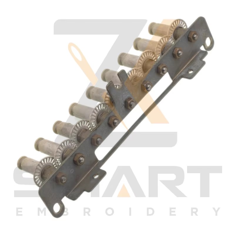 Wheel Embroidery Machine Parts T12SWF02-9U کے ساتھ استعمال شدہ اصل 9 رنگوں SWF بورڈ بیس