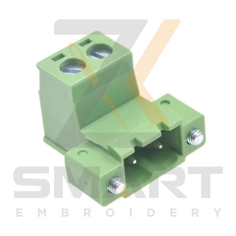 10 ٹکڑے L قسم 2 پینس مرد کنیکٹر Embroidery مشین ڈرائیور حصوں کے لئے E12-CZ-L2-M