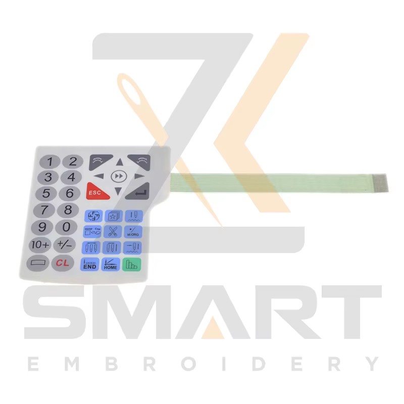 Original Ricoma Keypad 03150210ER چینی ہلکی مشین کے حصوں E17-KP01