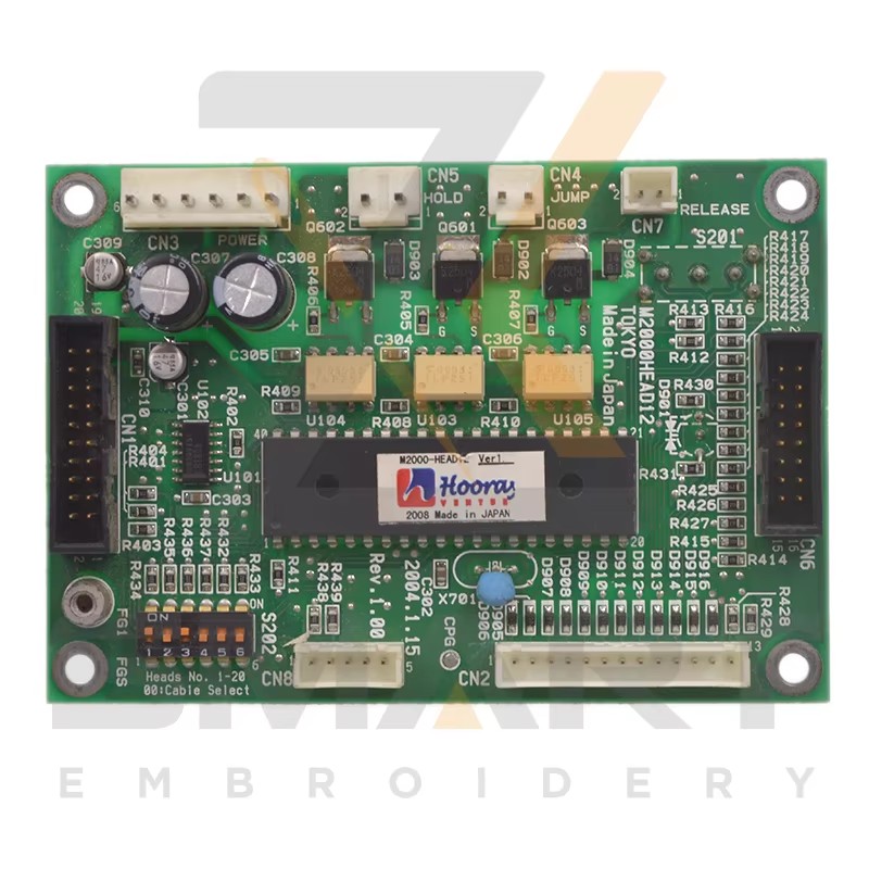 استعمال شدہ ٹرانسمیشن بیس کارڈ M2000HEAD12 TOKYO چینی ہنگامی مشین حصوں EDH0502-M2000HEAD12